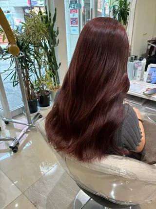 ロング カラー ぷっつりボブ🫧 タケウチアミのヘアスタイル