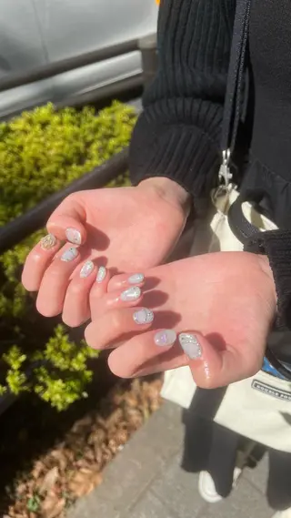 ネイル 韓国🩶Y2Kネイル 💫くれはのネイルデザイン