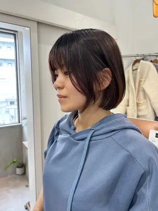ショート カラー 匂坂 美優のヘアスタイル