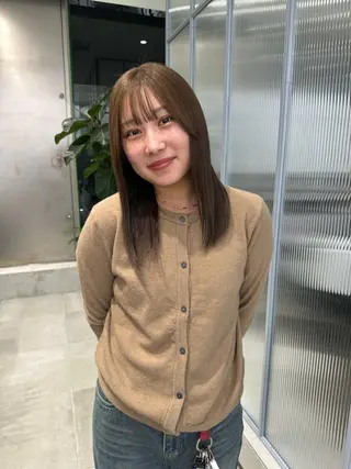 カラー ひかり／ショート ／似合わせカラーのヘアスタイル