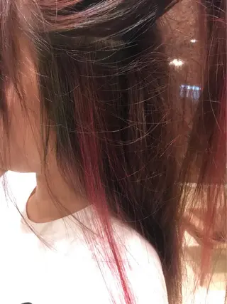 カラー カワサキ ヒナコのヘアスタイル
