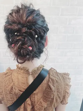 ロング ヘアアレンジ 久保田 茜のヘアスタイル