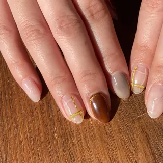 ネイル パラジェル登録サロン N°nail 立川のネイルデザイン