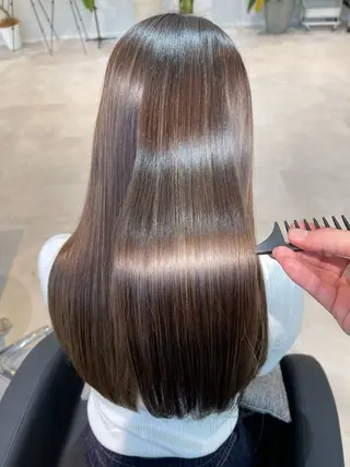 セミロング Unami 表参道Mayukiのヘアスタイル