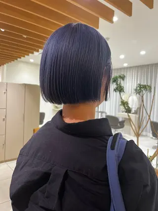 ショート カラー miwa Yuma /ブリーチ、パーマのヘアスタイル