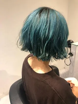 ショート カラー ヘアアレンジ パーマ特化美容師 mikuのヘアスタイル