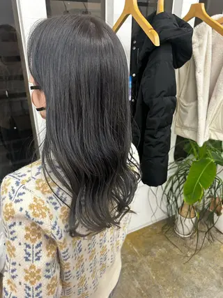 ロング カラー 韓国ヘア nanahaのヘアスタイル