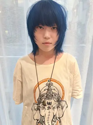 ミディアム kicca所属・川口 龍のヘアスタイル