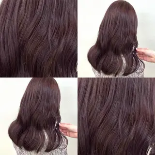 セミロング カラー 乾かすだけで美髪✨ 髪質改善専門/鈴木遼のヘアスタイル