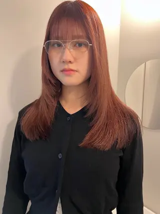 セミロング カラー yu  /透明感 カラー/caseyのヘアスタイル