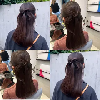 ロング ヘアアレンジ カジュアルを女っぽく 𝗮𝘆𝗮𝗰𝗼のヘアスタイル