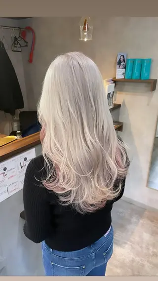 ロング RIENS♡xrea 山本優舞のヘアスタイル