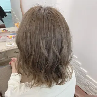 ミディアム 田中 優のヘアスタイル