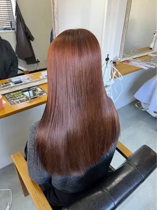 ロング カラー 🩶rise THREE(A)🩶のヘアスタイル