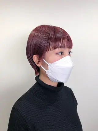 ショート カラー ショート/パーマ/ カラー/FUKOのヘアスタイル