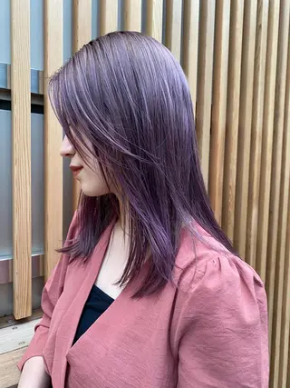 ミディアム カラー ✨ハイトーン指名No .1✨MORIOのヘアスタイル