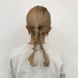 ヘアアレンジ cirrus🕊 韓国ヘア♡山縣あかりのヘアスタイル