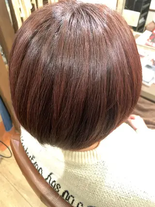 ショート カラー 長瀬 遥姫のヘアスタイル