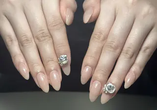 ネイル By moonネイル 🌷ワンホン/韓国風のネイルデザイン