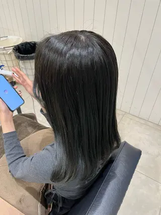 セミロング 柴原 佑果のヘアスタイル