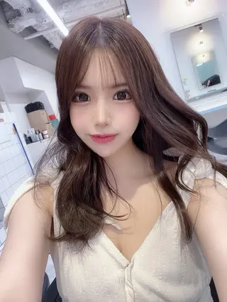 ミディアム サロウィン新宿三丁目East所属・💕冬モテ×上品色気 モテヘア💕山田航介のヘアスタイル