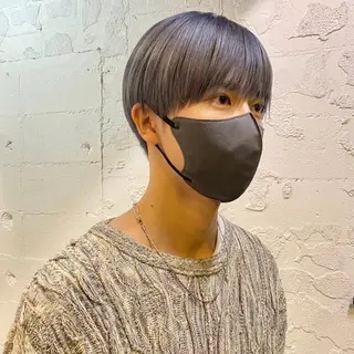 ショート カラー ヘアアレンジ メンズ 🎀ダブルカラーレイ ヤーyuuri🎀のヘアスタイル