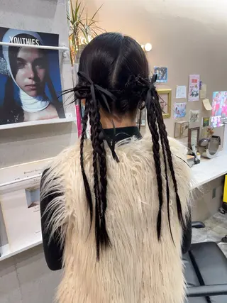 ロング ヘアアレンジ MIES amane(アマネ)のヘアスタイル