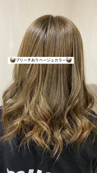 ミディアム ♡🎀垢抜け透明感 カラーaomi🐇♡のヘアスタイル