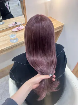 ロング カラー スパイキー/レイヤー /キッズカラー/望愛のヘアスタイル