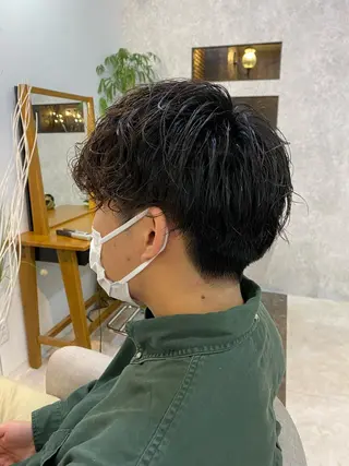 ショート メンズ SYUYA/パーマ/ マッシュスタイル特化のヘアスタイル