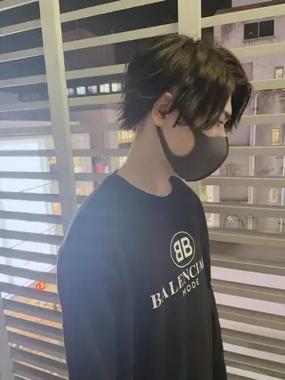 ミディアム カラー ヘアアレンジ メンズ メンズZina代表 田端 麗治のヘアスタイル