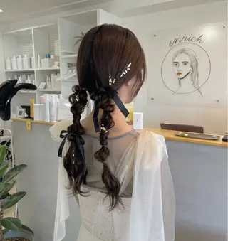 ロング 前川 瑞希のヘアスタイル