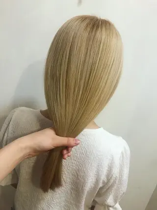 セミロング カラー ヘアアレンジ 🕊鈴木李歩🤍 ボブ/似合わせカットのヘアスタイル