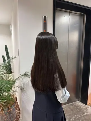 ロング パーマ 髪質改善/似合わせ colorのヘアスタイル