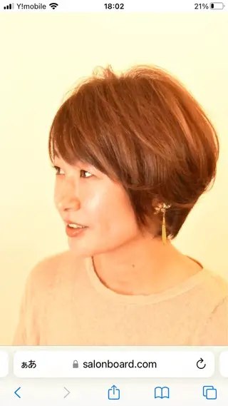 ショート カラー ビュート925所属・水野 朝之のヘアスタイル