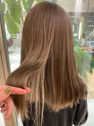 ロング 🍋暖色カラーヘアア レンジniina🍋のヘアスタイル