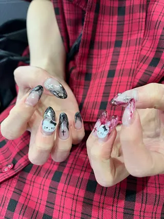 ネイル 海外girl🤎 透明感ベージュmaoのヘアスタイル