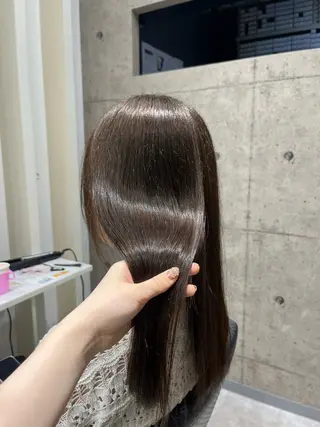 ロング カラー Glanz所属・Glanz yuukaのヘアスタイル