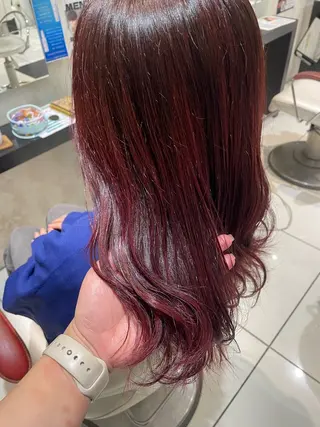 セミロング カラー 💞暖色カラー 💞risaのヘアスタイル