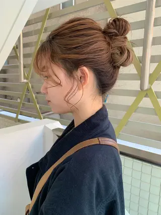 ヘアアレンジ GO TODAY SHAiRE SALON 梅田NU茶屋町店所属・今村彩巴 ボブ/ストレートのヘアスタイル