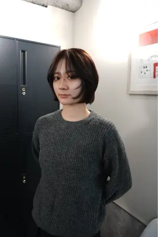 ショート カラー 新宿/ハイトーン /パーマ/戸羽のヘアスタイル