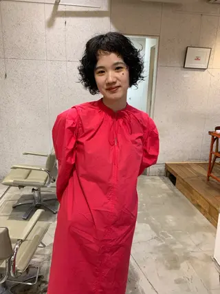 ミディアム パーマ 【takk】 ナカヤママサヨシのヘアスタイル