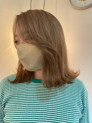 カラー 京都美容師 塩のヘアスタイル