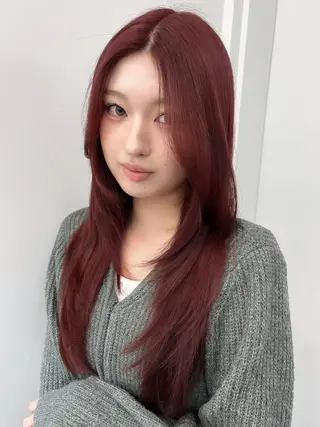 ロング 艶髪/ハイトーン🍓 /渋谷/Masakiのヘアスタイル