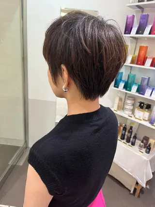ショート 髪質改善ストレート/ ボブ／ショート/のヘアスタイル