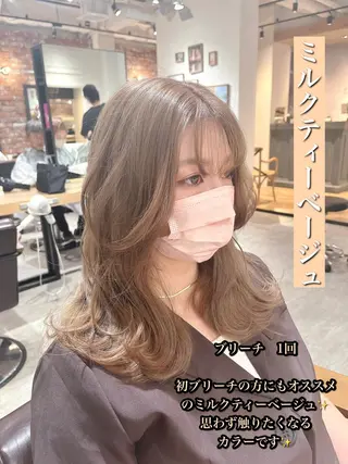 ロング カラー 艶髪カラー 渡辺岳也のヘアスタイル