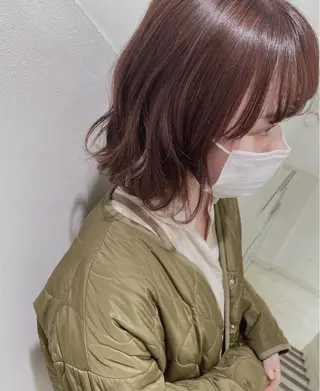 ミディアム カラー ✨くびれスタイル✨️ 戸嶋穂乃香のヘアスタイル