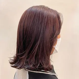 ミディアム カラー ヘアアレンジ 🎀ダブルカラーレイ ヤーyuuri🎀のヘアスタイル