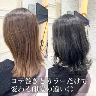 ミディアム 【暗め透明感カラー】 【インナー】小島良太のヘアスタイル