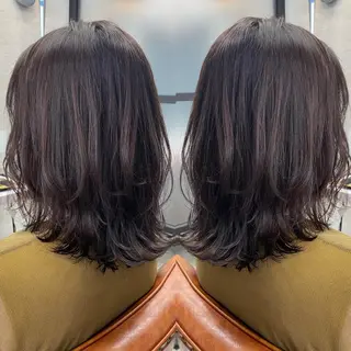 ミディアム カラー 艶カラー吉祥寺🌸 KAZUEのヘアスタイル